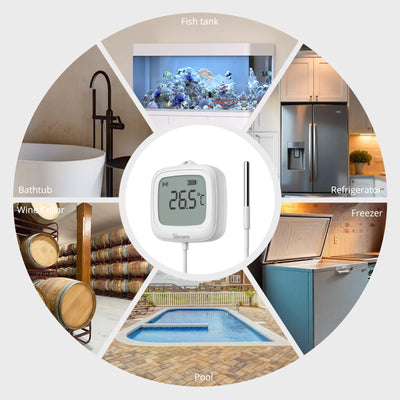 SONOFF SNZB-02LD Zigbee LCD Thermometer with Probe (2/10)