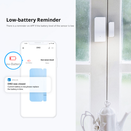 SONOFF DW2-WiFi Wi-Fi Door & Window Sensor (4/11)