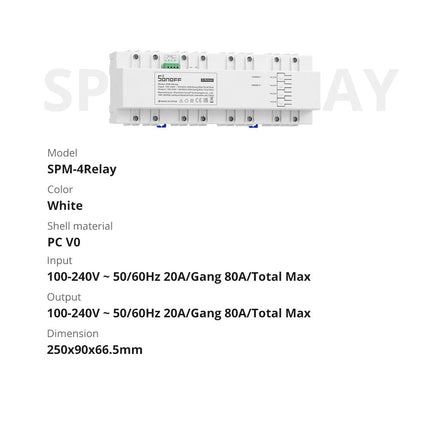 SONOFF SPM-Main Stackable Power Meter Main Unit (11/12)