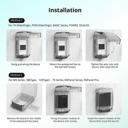 SONOFF WP-BOX-R2 Waterproof Box R2 (5/7)