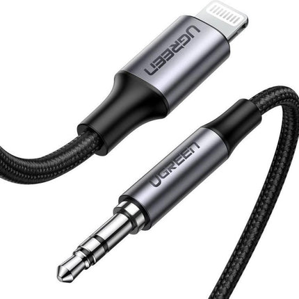 UGREEN MFi Lightning to 3.5mm AUX Audio Cable Braided 1m US315