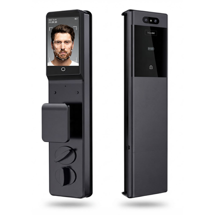 Tuya Smart Face Recognition Door Lock with Fingerprint & Digital Display – WiFi Smart Lock
