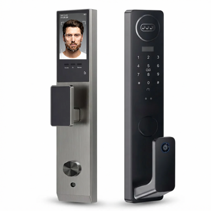 Tuya Wi-Fi Smart Door Lock with Face Recognition, Fingerprint, Camera & Keypad