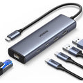 UGREEN 6-in-1 USB-C 3.2 to USB-A 3.2 + USB-A 2.0 + 2*USB-C 3.2 + Gigabit RJ45 + USB-C Power Port | CM512 | 45320