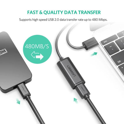 UGREEN USB 2.0 Male to Female Extension Cable | US103