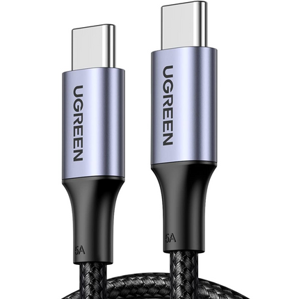 UGREEN USB cable with braided design on a white background