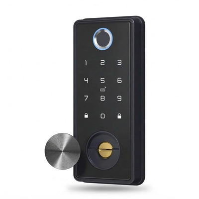 Tuya WiFi Smart Fingerprint Deadbolt Door Lock – Password, Card & App Control
