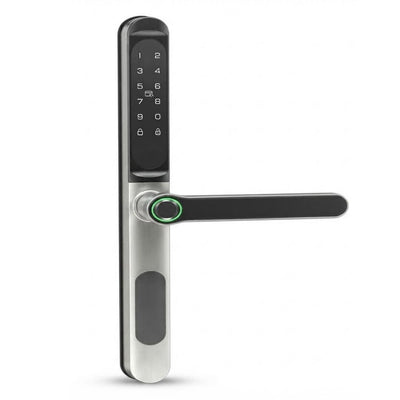 TTLock 5-in-1 Slim Smart Door Lock – Fingerprint, Password & Card Access