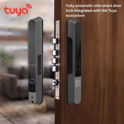 Tuya WiFi Smart Door Lock – Double Fingerprint, Password, Card & App Control
