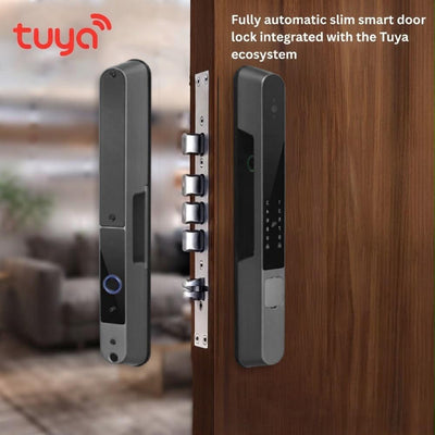 Tuya WiFi Smart Door Lock – Double Fingerprint, Password, Card & App Control