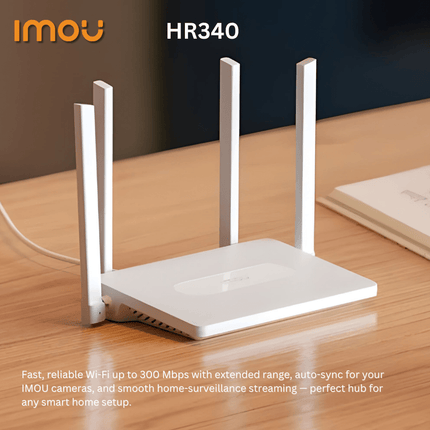 AC1200 Dual-Band Wi-Fi Router | 2.4 GHz + 5 GHz | 300 + 867 Mbps | 4 High-Gain Antennas | WPA/WPA2