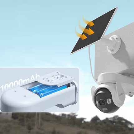 AOV PT 5MP| 4G Outdoor Camera WIth Battery | Solar Panel | Smart Home Security | Pan-Tilt