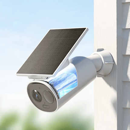 Cell 3C All - in - One | 3MP Solar - Powered Outdoor Wi - Fi Camera | Battery Powered | Full - Color Night Vision