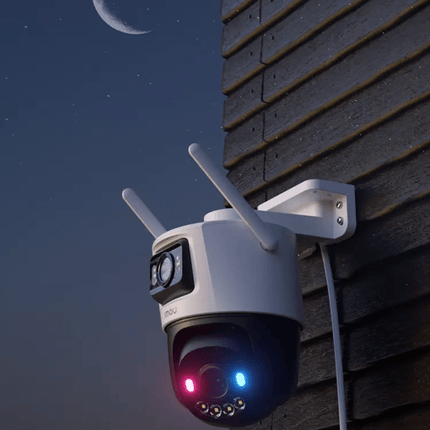 Cruiser Dual2 10MP| Dual - Lens Outdoor Camera | Smart Home Security | Night Vision | Motion Detection | Pan - Tilt