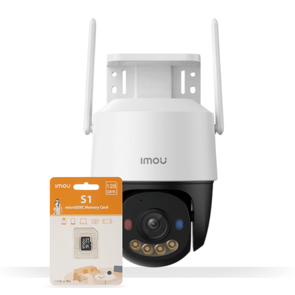 Cruiser SC 8MP Outdoor Wi-Fi / PoE PT Security Camera | 8 MP 4K UHD | Pan/Tilt 355°/90° | Full-Color