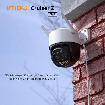 Cruiser Z 5MP| PT Zoom Lens(2.8 - 12mm) Wi - Fi Camera | Outdoor Smart Security | Pan - Tilt Bestways Smart - home Solutions