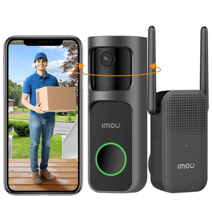 DS3  Doorbell 3 Kit 4MP Wi-Fi Video Doorbell | Smart Home Security | Two-Way Audio ,Motion Detection