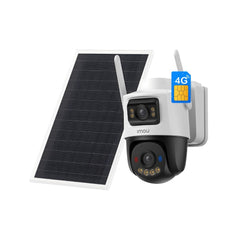IMOU Dual AOV | 5+5MP Dual-Lens 4G/Wi-Fi Pan-Tilt Security Camera | Solar Powered | 10000mAh Battery | Color Night Vision | IPC-SA70F-10M1T2-EU/FSP008