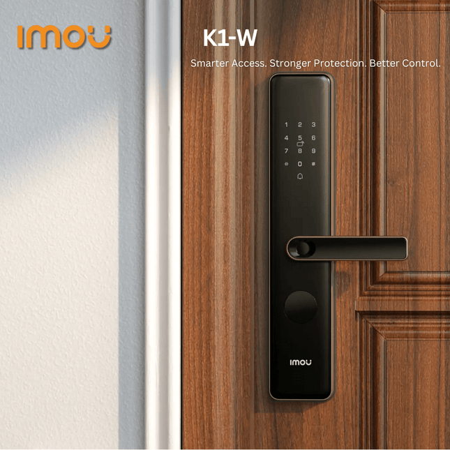 IMOU K1 - W Smart Door Lock | Wi - Fi Enabled | Fingerprint & Password Access | Remote Control | Home Security - Bestways