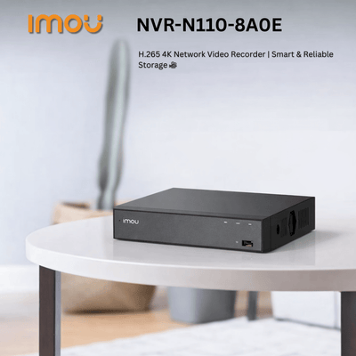 IMOU NVR Series Network Video Recorder | NVR - N110 - 8A0E & NVR - N118 - 8A0E | 8 - Channel PoE NVR | H.265 Video Compression | Smart IP Camera Recording & Management - Bestways Smart - home Solutions