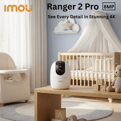 IMOU Ranger 2 Pro 4K Indoor Wi - Fi Security Camera | 8MP Smart AI Camera with Full Color Night Vision & Wi - Fi 6 - Bestways Smart - home Solutions