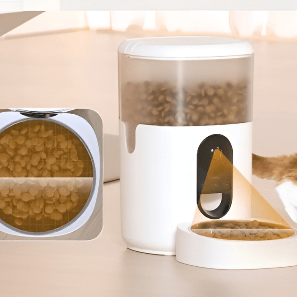 موزع طعام ذكي 4 لتر بكاميرا مدمجة وتحكم عبر التطبيق وجدولة تغذية تلقائية Smart Pet Feeder موزع طعام ذكي 4 لتر بكاميرا مدمجة وتحكم عبر التطبيق وجدولة تغذية تلقائية Smart Pet Feeder