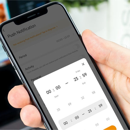 IMOU Cruiser SC 8MP push notification schedule in the Imou Life app