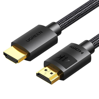 كابل يوجرين HDMI 2.0 بدقة 4K 60Hz مجدول (أسود) HD119
