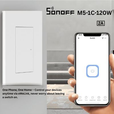 M5 Series Magic Type  Smart Wi-Fi |  remote control| Wall Switch | Scheduling ,Smart Home Automation