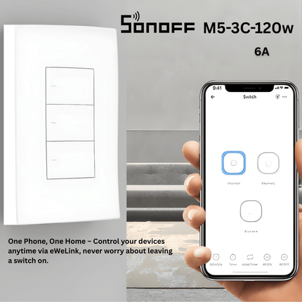M5 Series Magic Type  Smart Wi-Fi |  remote control| Wall Switch | Scheduling ,Smart Home Automation