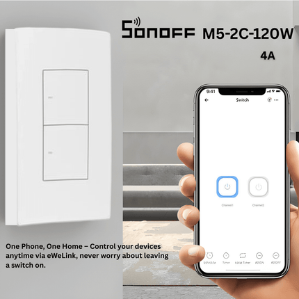 M5 Series Magic Type  Smart Wi-Fi |  remote control| Wall Switch | Scheduling ,Smart Home Automation
