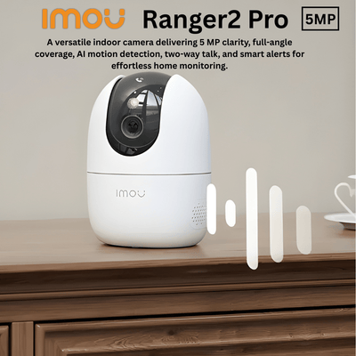 Ranger 2 Pro| 5MP Indoor Wi-Fi Security Camera | Human , Pet & Abnormal Sound Detection  | One-touch