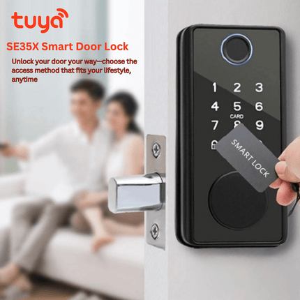 Smart Door Lock for Wooden or Metal Doors – Advanced Security & Convenience SE35X - Bestways Smart - home Solutions