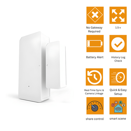 SONOFF DW2 - WIFI Wireless Door & Window Sensor | WiFi Smart Home Security Battery Powered | Bestways Smart - home Solutions