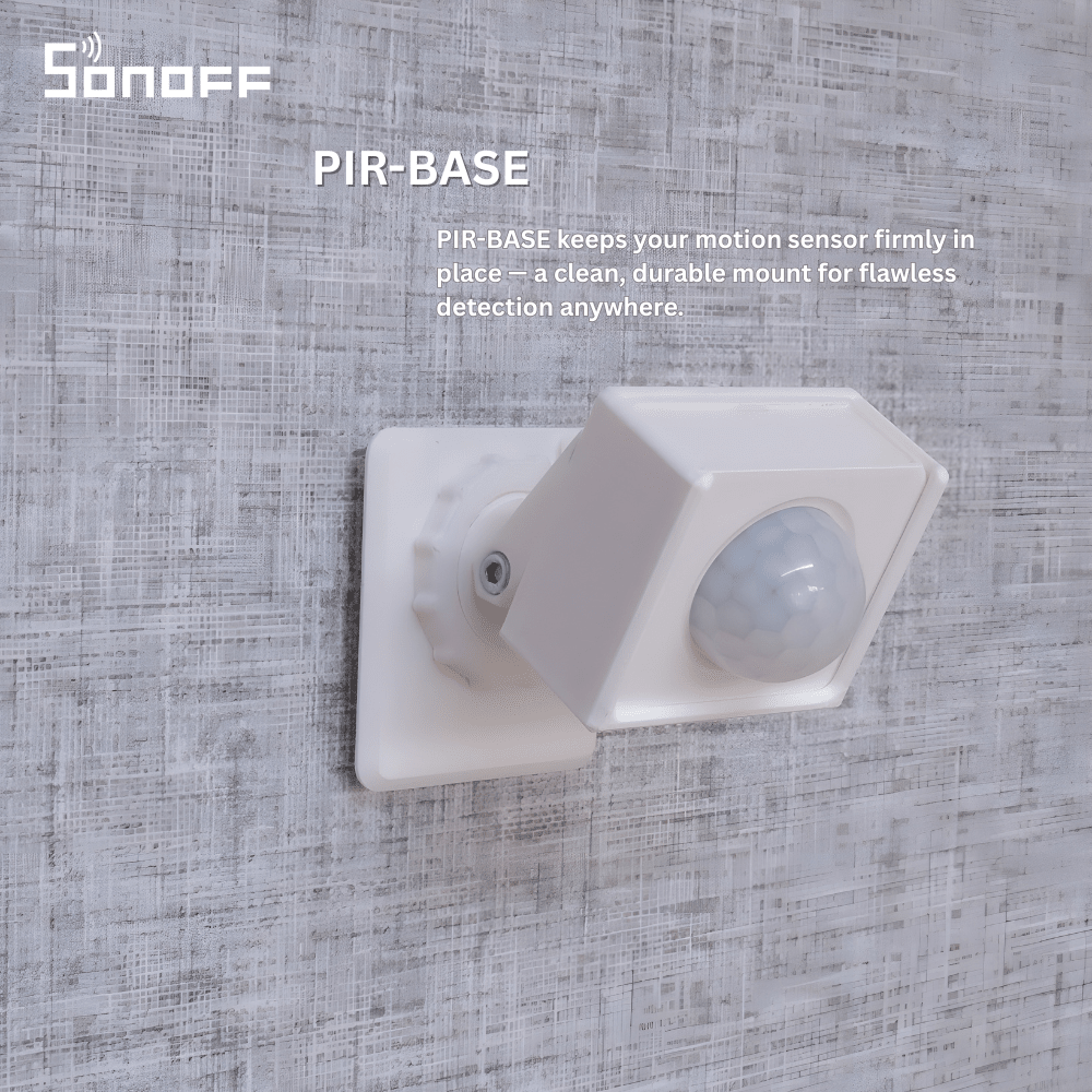 قاعدة تثبيت قابلة للتعديل لحساس الحركة سهلة التركيب للتحكم الذكي SONOFF PIR-BASE قاعدة تثبيت قابلة للتعديل لحساس الحركة سهلة التركيب للتحكم الذكي SONOFF PIR-BASE