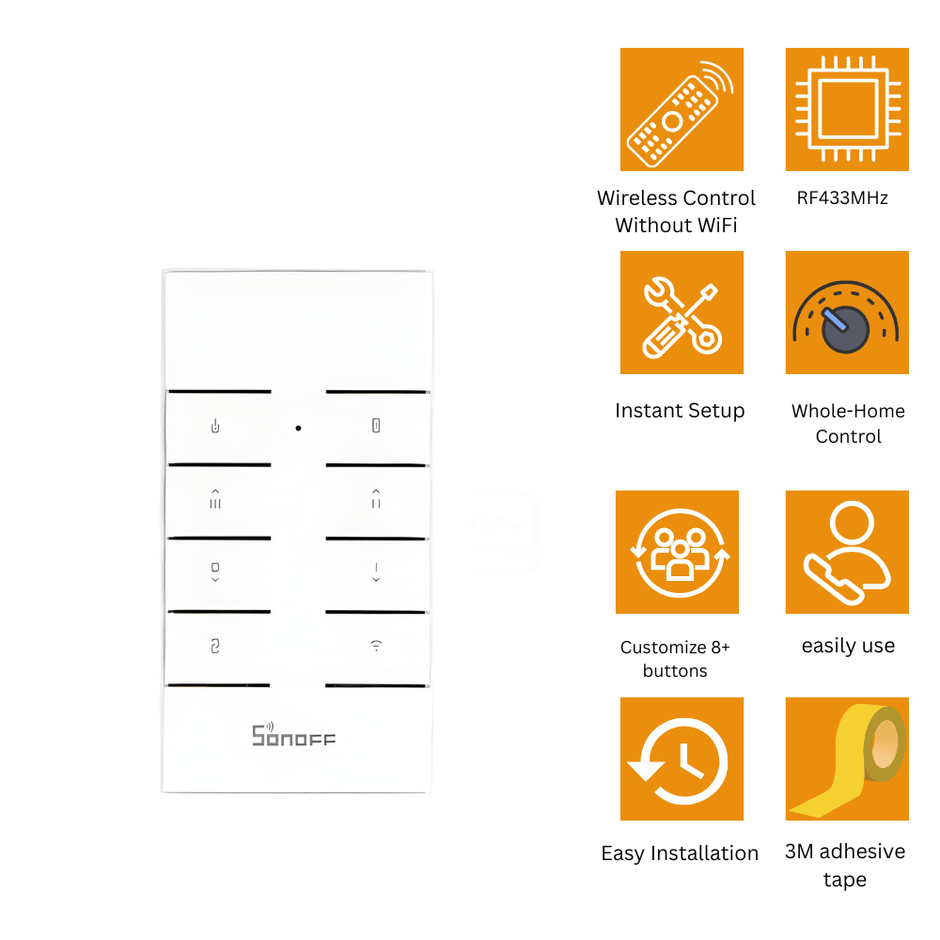 SONOFF RM433R2 RF Remote | 433MHz Wireless Controller – Bestways Smart ...