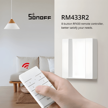 SONOFF RM433R2 433MHz RF Remote Control | Wireless Scene Controller | Battery Powered  Bestways Smart - home Solutions