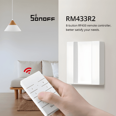 SONOFF RM433R2 433MHz RF Remote Control | Wireless Scene Controller | Battery Powered  Bestways Smart - home Solutions