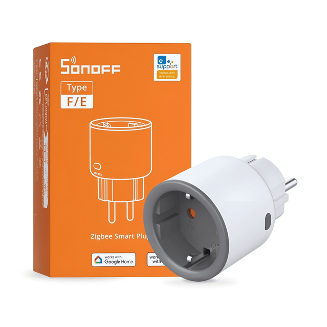 SONOFF S60ZBTPF Zigbee 3.0 Smart Plug | 16A High-Power Smart Socket with Energy Monitoring