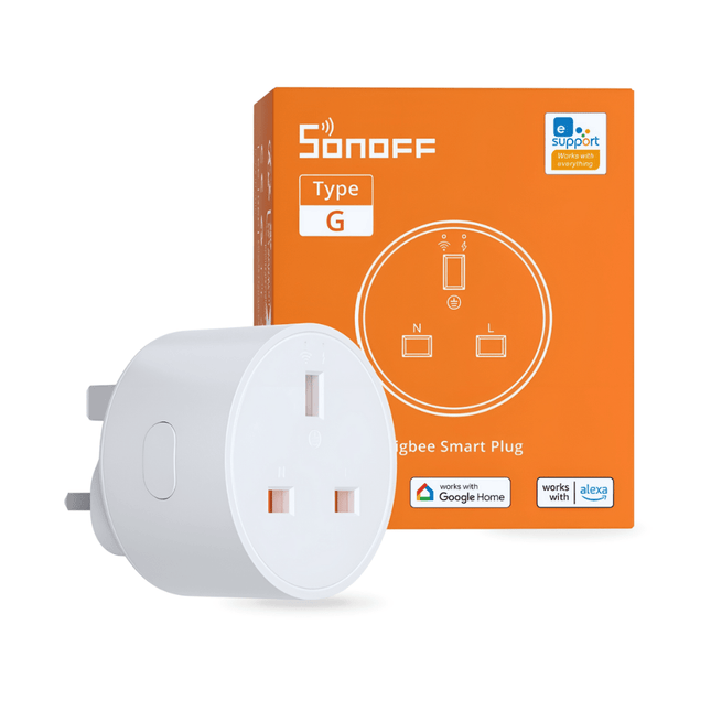 SONOFF S60ZBTPG-13A Smart Zigbee Plug | 13A E27 Socket | Remote Control & Scheduling