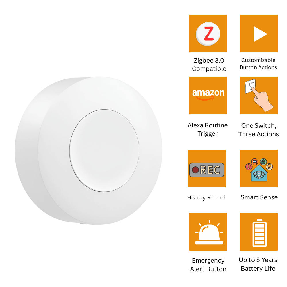 SONOFF Zigbee Wireless Button Switch | Smart Scene Controller | SNZB-01P SONOFF Zigbee Wireless Button Switch | Smart Scene Controller | SNZB-01P