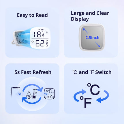 SONOFF SNZB-02D Zigbee LCD Temperature & Humidity Sensor (3/12)
