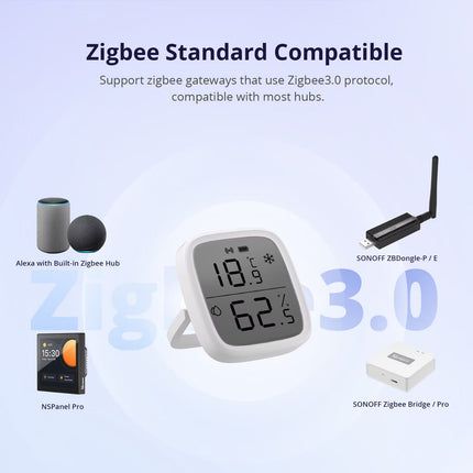 SONOFF SNZB-02D Zigbee LCD Temperature & Humidity Sensor (9/12)