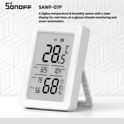 SONOFF SNZB-02DR2 Zigbee Temperature & Humidity Sensor with Display | Zigbee 3.0