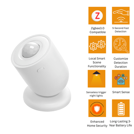 SONOFF SNZB-03P Zigbee 3.0 Motion Sensor | Wide-Angle PIR Detector | Smart Lighting & Security
