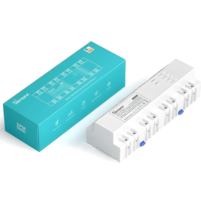 SONOFF SPM-4RELAY Smart Power Monitoring Switch | 4-Channel Relay Module | DIN Rail Mounted
