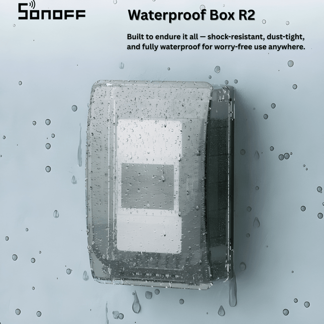 SONOFF Waterproof Junction Box | IP66 Outdoor Wi - Fi Enclosure | Weatherproof Housing  Bestways Smart-home Solutions
