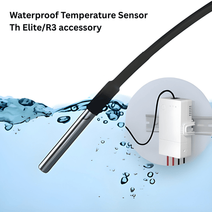 SONOFF WTS01 50cm Waterproof Temperature Sensor | Stainless Steel Probe | Compatible with TH Series