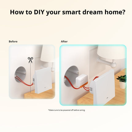 SONOFF ZBMINIL2 Zigbee Smart Switch, No Neutral (6/12)