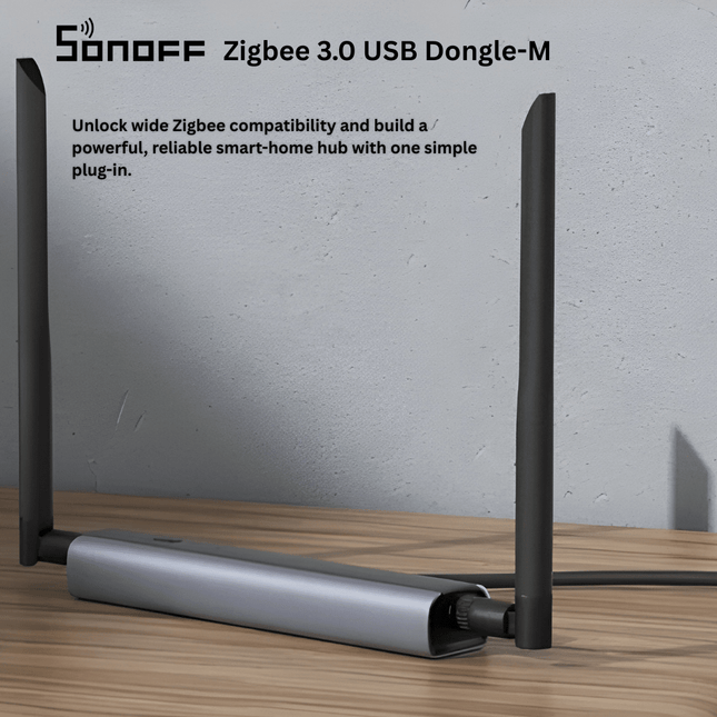 SONOFF Zigbee 3.0 USB Dongle-M | Zigbee Gateway & Coordinator | Connects Smart Zigbee Devices